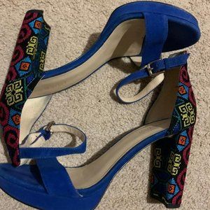 Nine West Blue Sandals
